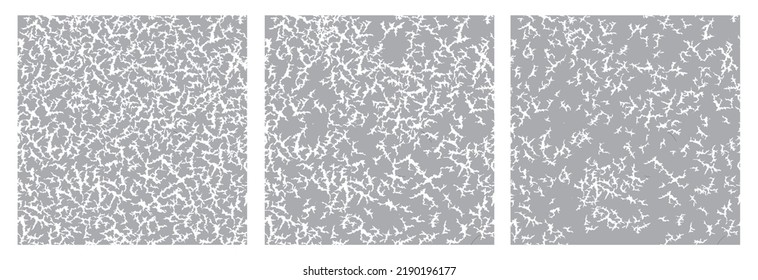 Seamless  abstract background set. Flowing organic shapes repeatable artistic pattern