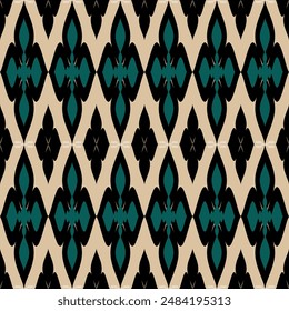 seamless abstract background with shapes geometric pattern modern print for fabric surface design packaging vector illustration