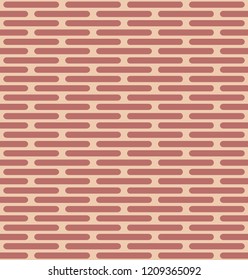 Seamless abstract background. Simple geometric pattern of elongated rectangles with rounded edges