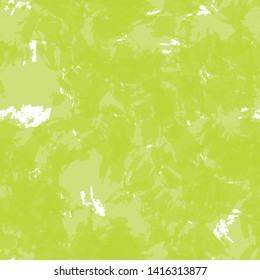 Seamless abstract background of smears of light green paint
