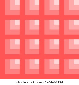 Seamless of abstract background with square grid cell geometric pattern. Vector illustration.