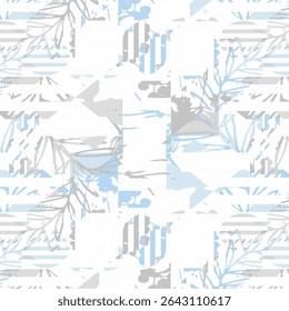 A seamless abstract background with straight stripes, featuring a halftone monochrome grunge texture. This chaotic vertical lines pattern is ideal for cover design, wallpapers, and modern geometric co