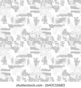 A seamless abstract background with straight stripes, featuring a halftone monochrome grunge texture. This chaotic vertical lines pattern is ideal for cover design, wallpapers, and modern geometric co