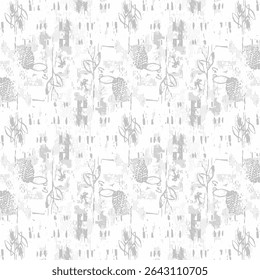 A seamless abstract background with straight stripes, featuring a halftone monochrome grunge texture. This chaotic vertical lines pattern is ideal for cover design, wallpapers, and modern geometric co