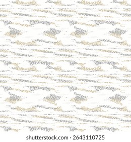 A seamless abstract background with straight stripes, featuring a halftone monochrome grunge texture. This chaotic vertical lines pattern is ideal for cover design, wallpapers, and modern geometric co