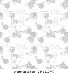 A seamless abstract background with straight stripes, featuring a halftone monochrome grunge texture. This chaotic vertical lines pattern is ideal for cover design, wallpapers, and modern geometric co