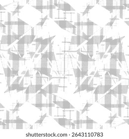 Un fondo abstracto sin fisuras con rayas rectas, con una textura grunge monocromo semitono. Este patrón de líneas de Vertical caótica es ideal para el diseño de la cubierta, los Fondos de pantalla y la moderna co geométrica