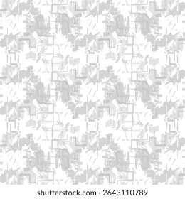 A seamless abstract background with straight stripes, featuring a halftone monochrome grunge texture. This chaotic vertical lines pattern is ideal for cover design, wallpapers, and modern geometric co