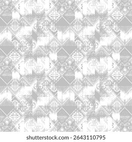 A seamless abstract background with straight stripes, featuring a halftone monochrome grunge texture. This chaotic vertical lines pattern is ideal for cover design, wallpapers, and modern geometric co