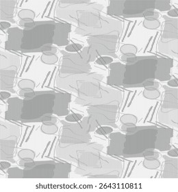 A seamless abstract background with straight stripes, featuring a halftone monochrome grunge texture. This chaotic vertical lines pattern is ideal for cover design, wallpapers, and modern geometric co
