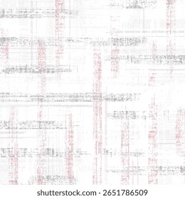 A seamless abstract background with straight stripes, featuring a halftone monochrome grunge texture. This chaotic vertical lines pattern is ideal for cover design, wallpapers, and modern geometric co