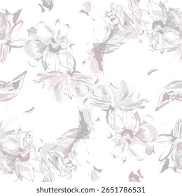 Un fondo abstracto sin fisuras con rayas rectas, con una textura grunge monocromo semitono. Este patrón de líneas de Vertical caótica es ideal para el diseño de la cubierta, los Fondos de pantalla y la moderna co geométrica