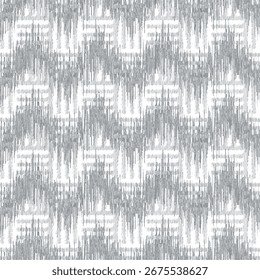 A seamless abstract background with straight stripes, featuring a halftone monochrome grunge texture. This chaotic vertical lines pattern is ideal for cover design, wallpapers, and modern geometric co