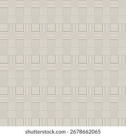 A seamless abstract background with straight stripes, featuring a halftone monochrome grunge texture. This chaotic vertical lines pattern is ideal for cover design, wallpapers, and modern geometric co