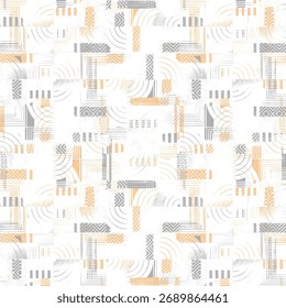 Un fondo abstracto sin fisuras con rayas rectas, con una textura grunge monocromo semitono. Este patrón de líneas de Vertical caótica es ideal para el diseño de la cubierta, los Fondos de pantalla y la moderna co geométrica