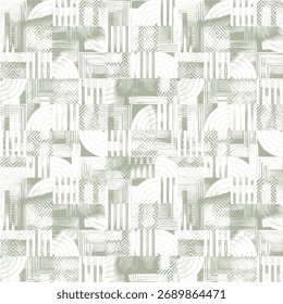 A seamless abstract background with straight stripes, featuring a halftone monochrome grunge texture. This chaotic vertical lines pattern is ideal for cover design, wallpapers, and modern geometric co