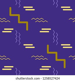 Seamless abstract background in the style of Pop Art. Vector illustration