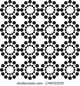 Seamless abstract background texture in geometric ornamental style. 