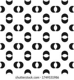 Seamless abstract background texture in geometric ornamental style. 