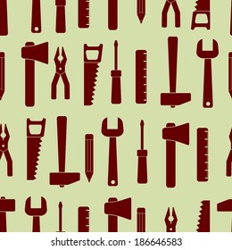 seamless abstract background with tools