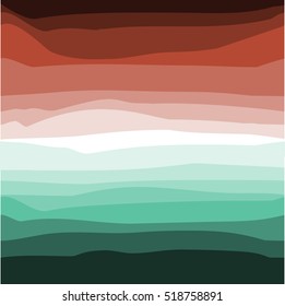 Seamless abstract background. The transition from red to green. Vector illustration.