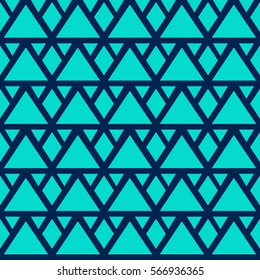 Seamless abstract background with triangles and rhombuses. Infinity geometric pattern. Vector illustration.
