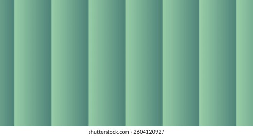A seamless abstract background with vertical green gradient stripes.