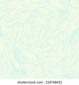 Seamless abstract background with white clouds