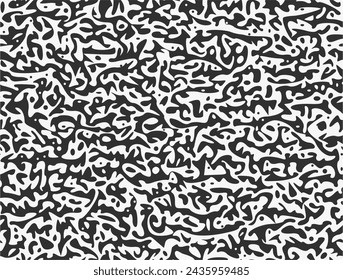 Seamless Abstract background with worms, curves, texture.