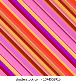 Seamless abstract background with yellow, red, pink stripes, vector illustration