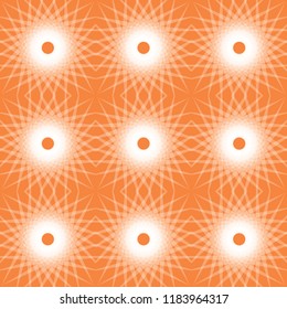 Seamless abstract background with yellow sun icons