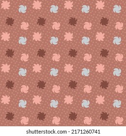 Seamless abstract background.Delicate and light, simple elements on a pink background