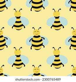 Seamless abstract backgrounds. Hand drawn various shapes and yellow color concept. Can be used for printing needs and other digital needs. Contemporary modern trendy vector illustrations. 