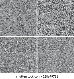 seamless abstract backgrounds set