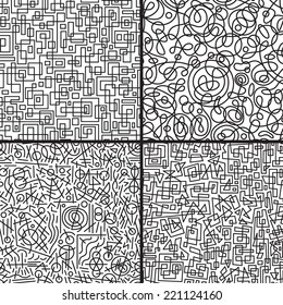 seamless abstract backgrounds set