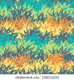 Seamless abstract bamboo leaves background tile pattern