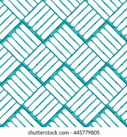Seamless abstract basket weave pattern background tile