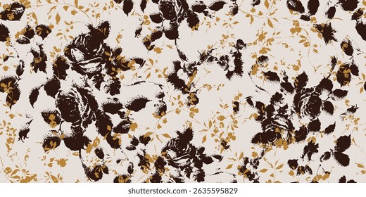 Seamless abstract batik art, hand-painted brush strokes, marble gradients, and ink stains. All-over print fabric for activewear, cushions, or artisan home decor.