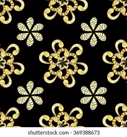 seamless abstract beautiful background on vintage style