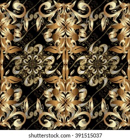 seamless abstract beautiful background on vintage style
