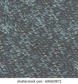 Seamless abstract beauty pattern with colorful short lines in different moving. Vector background illustration for your design in vintage style