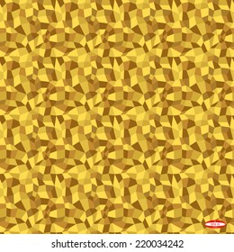 seamless abstract beige pattern with sand tetrahedron. vector