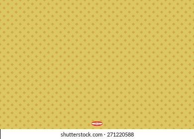 seamless abstract beige pattern sand texture with golden hoop with brown line with yellow wave isolated on cream background. vector illustration