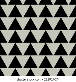 Seamless abstract black geometric pattern