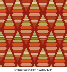 Seamless abstract black geometric pattern