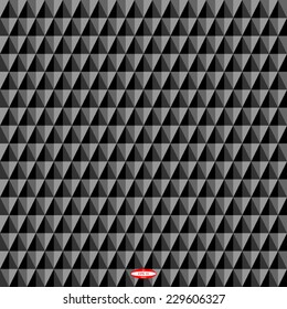 seamless abstract black grey pattern with rhombus with triangle. vector