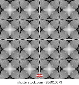seamless abstract black line grey wave gray band isolated on white background. vector illustration