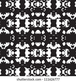 Seamless abstract black an white background. Vector eps 10