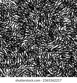 Seamless abstract black and white background