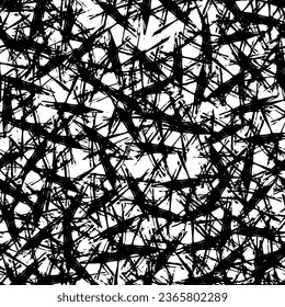 Seamless abstract black and white background